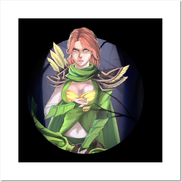 Windranger - DOTA 2 Wall Art by StayAlivePlz